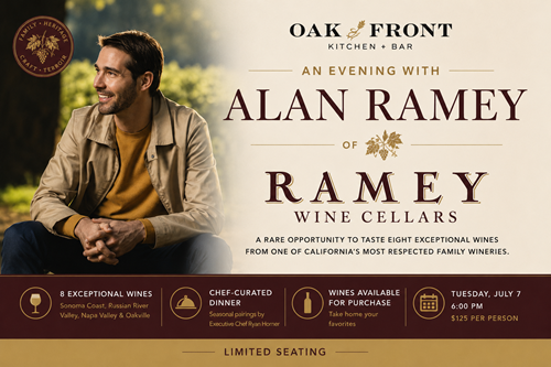 A Rare Opportunity: Meet Alan Ramey at Oak & Front